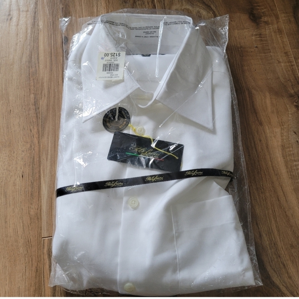 Polyfroni Milano Mens Size 16L Dress Shirt